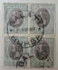 Romania 1900-11 Carol I, 1 LEU, Stampila GALATI, Stampilat