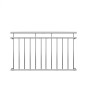 Balustrada Franceza Inox 90x156cm Balcon/Terasa, Protectie Fereastra, Argintiu