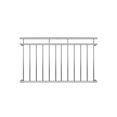 Balustrada balcon/terasa franceza, Inox, 90 x 156 cm