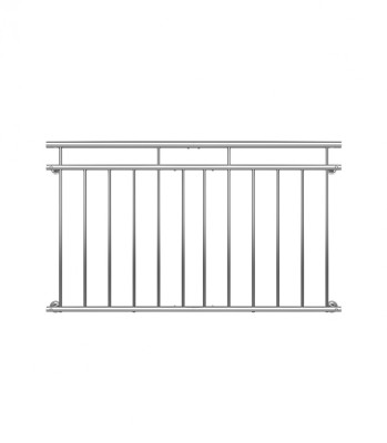 Balustrada balcon/terasa franceza, Inox, 90 x 156 cm foto