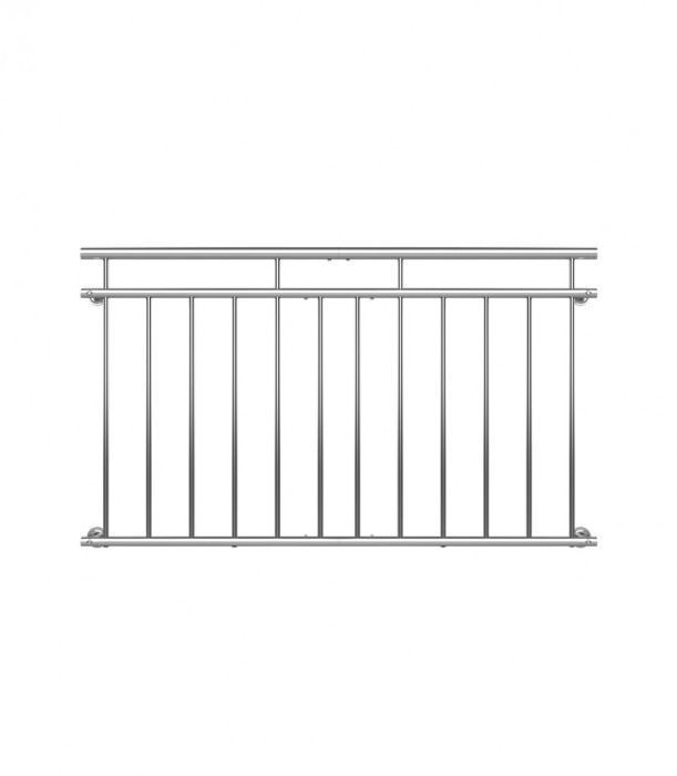 Balustrada balcon/terasa franceza, Inox, 90 x 156 cm