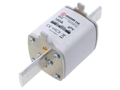 Siguranță industrială NIKDIM 160A 1kV DC NH2 gPV foto