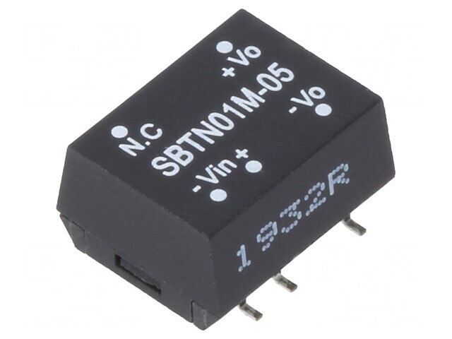 Convertor DC/DC 1W 10.8-13.2V Intrare 5V Ieșire 20-200mA