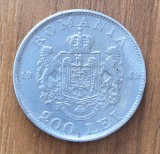 200 lei 1942, Mihai I, Rom&acirc;nia, argint