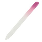 Pila de unghii din sticla, Roz Ombre, 14 cm, cu husa, CMCLASS