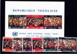 Togo 1967 UNO Paintings set+imperf. sheet MNH S.687