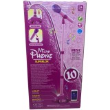 Microfon de jucarie Karaoke cu stativ