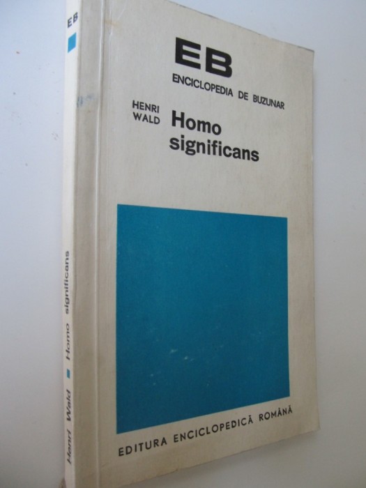 Homo significans - Henri Wald