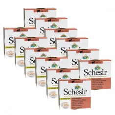 Schesir cat pui și plătică &icirc;n supă 12 x 70 g