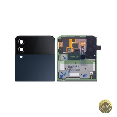 Display cu Touchscreen Samsung Galaxy Z Flip4 F721 Sub Outer Albastru (Bespoke) Service Pack GH97-27947E foto