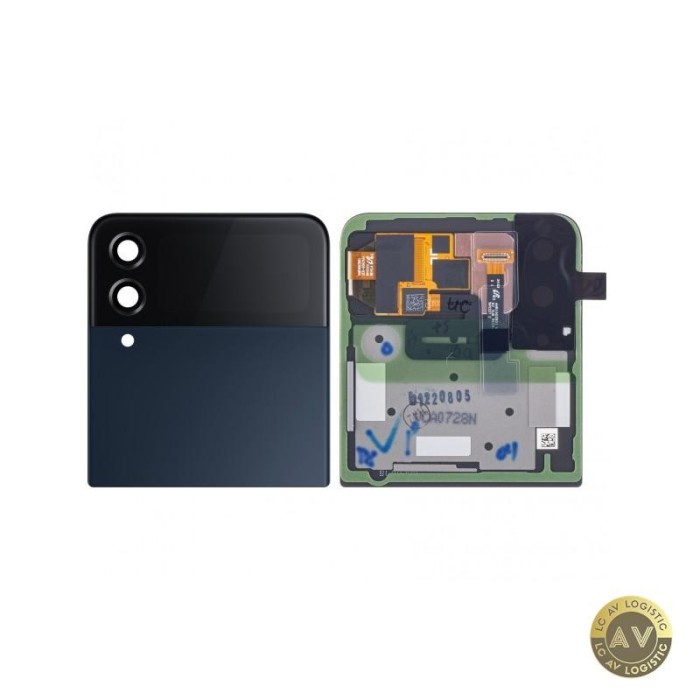 Display cu Touchscreen Samsung Galaxy Z Flip4 F721 Sub Outer Albastru (Bespoke) Service Pack GH97-27947E