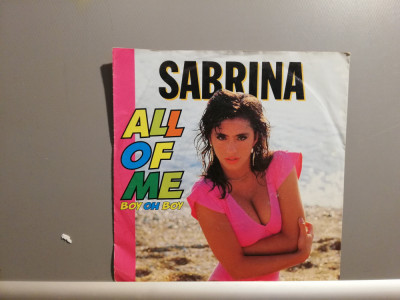 Sabrina &amp;ndash; All Of Me (1988/Metronome/RFG) - Vinil Single &amp;#039;7/NM+ foto