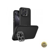 Husa MagSafe pentru Apple iPhone 16 Pro Nillkin CarboProp Camera Cutout Neagra
