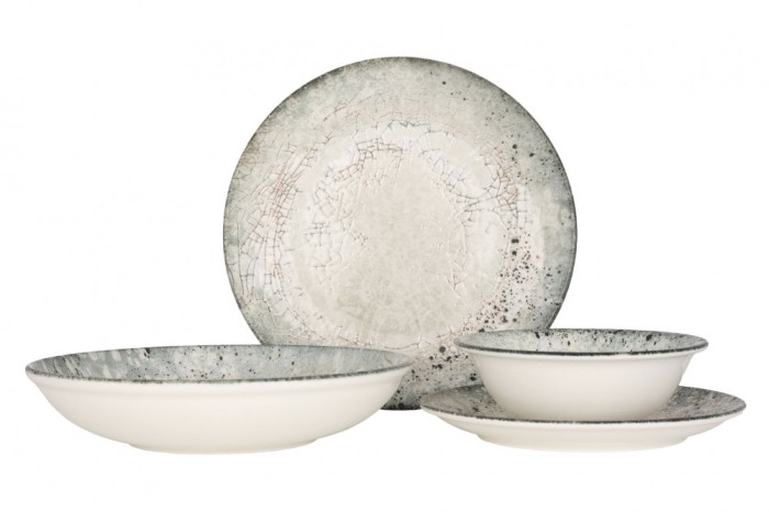Rinart Set de vesela - Sedir - 24 bucăți - 6 persoane - Porţelan