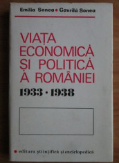 Emilia Sonea, Gavrila Sonea - Viata economica si politica a Romaniei 1933-1938 foto