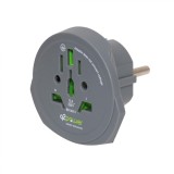 Adaptor calatorii &quot;World to Europe Q2 AUSTRALIA CHINA ITALIA UK CH BRAZIL USA EURO 16A 1.100100-TH