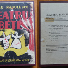 Neagu Radulescu , Teatru in bete , 1943 , editia 1