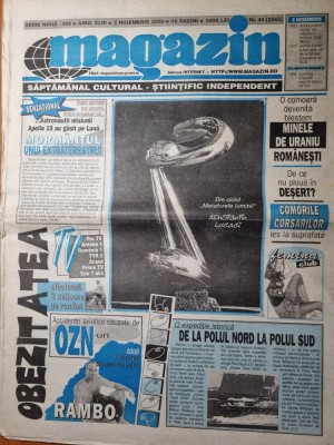 ziarul magazin 2 noiembrie 2000 foto