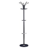 Cumpara ieftin Cuier haine tip pom Nicolo metal negru D37x175cm