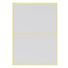 Set Etichete Autocolante, 7.5x5cm, 20 Bucăți, Alb