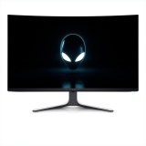 Monitor LED Alienware Gaming AW3225QF Curbat 31.5 inch UHD QD-OLED 0.03 ms 240 Hz HDR G-Sync Compatible &amp;amp; FreeSync Premium, Dell