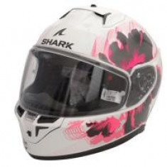 Cască Moto full-face SHARK D-SKWAL 3 LADY MAYFER colour black/glossy/pink/white, size S lady's