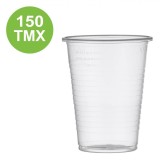 Pahare Plastic, Set 150 Bucăți, Capacitate 200ml, Transparent, Oem