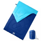 Sac de dormit dublu cu perne de camping, adulti, 3-4 anotimpuri