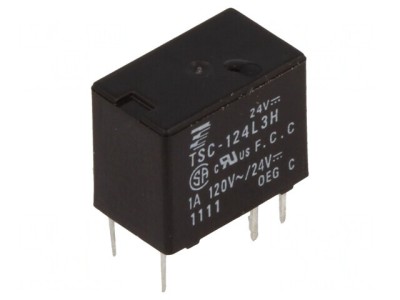 Releu Electromagnetic SPDT 24VDC 1A foto