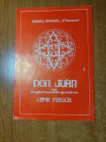 Program teatrul national vasile alecsandri iasi -don juan - 1975