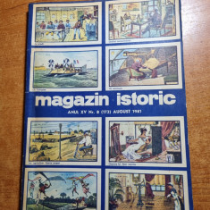 Revista Magazin Istoric - august 1981