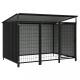 VidaXL Padoc pentru c&acirc;ini de exterior, 193 x 133 x 116 cm