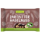 Ciocolata amaruie Rapunzel 60% cacao si alune intregi 100g, vegana, eco, comert echitabil