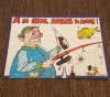 Carte Poștală Umoristică Vintage &ndash; &bdquo;A La P&ecirc;che, Surveille Ta Ligne!&quot;, Pescarul Băutor, Ilustrație Srenault.D, Editura Valoire-Blois, Necirculata, Printata