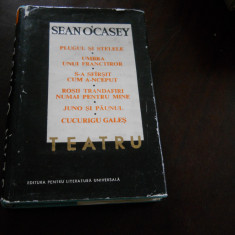 SEAN O'CASEY-TEATRU ,editia cartonata cu supracoperta.1967, EPLU