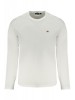 Bluză bărbați, cu logo brodat, Regular fit, alb, 2XL, Napapijri
