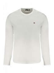 Bluza barba?i, cu logo brodat, Regular fit, alb (Marime: 2XL) foto