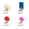 Suport pentru spalat vase, flippy, pentru burete/sarma, model cada, alb/bej