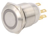 Comutator anti-vandalism roșu 24V IP65