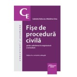 Fise de procedura civila pentru admiterea in magistratura si avocatura Ed.9 - Gabriela Raducan, Madalina Dinu