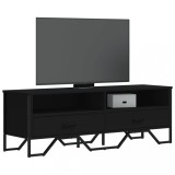 vidaXL Dulap TV, negru, 122x34x41 cm, lemn prelucrat