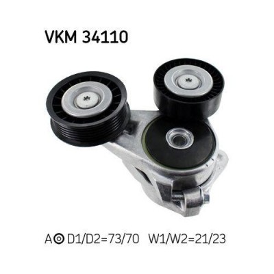 SKF Intinzator curea, curea distributie foto