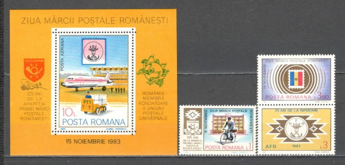 Romania.1983 Ziua marcii postale ZR.716