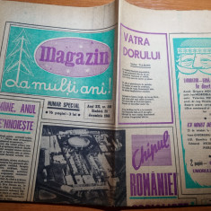 magazin 28 decembrie 1968-nr.dublu de anul nou,casa,masa si oaspetii de revelion