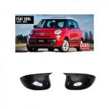 Capace Oglinzi Batman Negru Lucios Fiat 500L (2013-2021) ALM - Set 2 Bucati