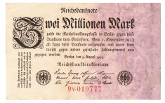 Germania 2 000 000 Mark Marci 1923 P-103 Seria 019777