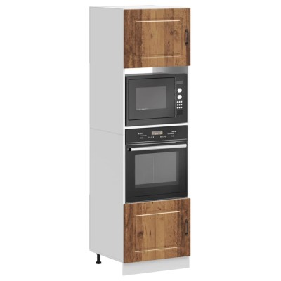 vidaXL Dulapuri pentru cuptor 2 buc Kalmar Lemn vechi Lemn prelucrat 3315039 foto