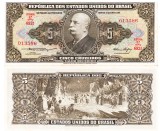 Bancnota Brazilia 5 Cruzeiros 1953, P-158a, aUNC. Colectionari