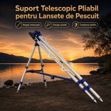 Suport Telescopic Pliabil pentru Lansete de Pescuit