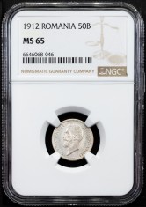 50 BANI 1912 MS 65 TOP POP - GRADATA NGC - 6646068-046
